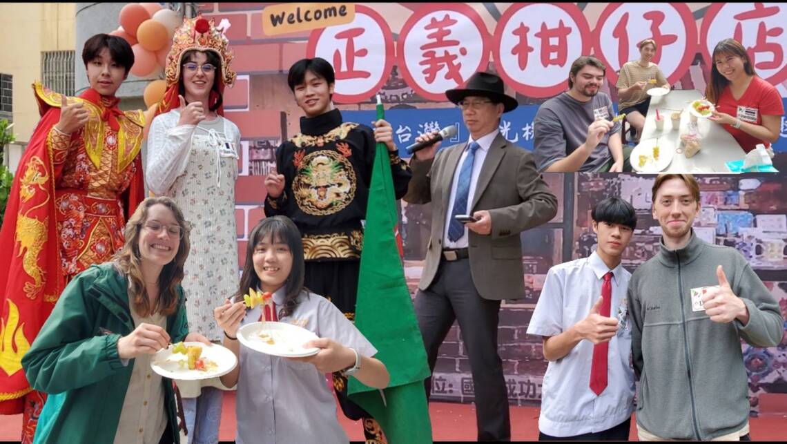 漾新聞|「復刻台灣」時光機「正義柑仔店」外籍生體驗義起童玩趣!