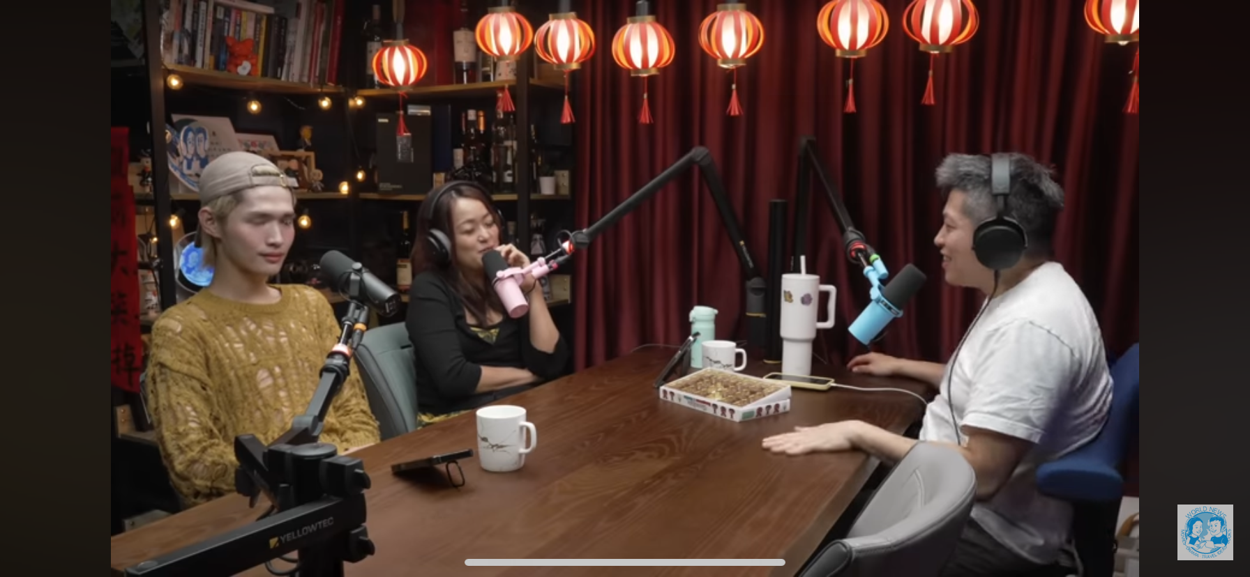 鍾明軒接受百靈果節目訪問,結果在網路上又被罵,有人笑他出國自稱是中國人,大概是他遇到的都是中國人吧。翻攝百靈果影片