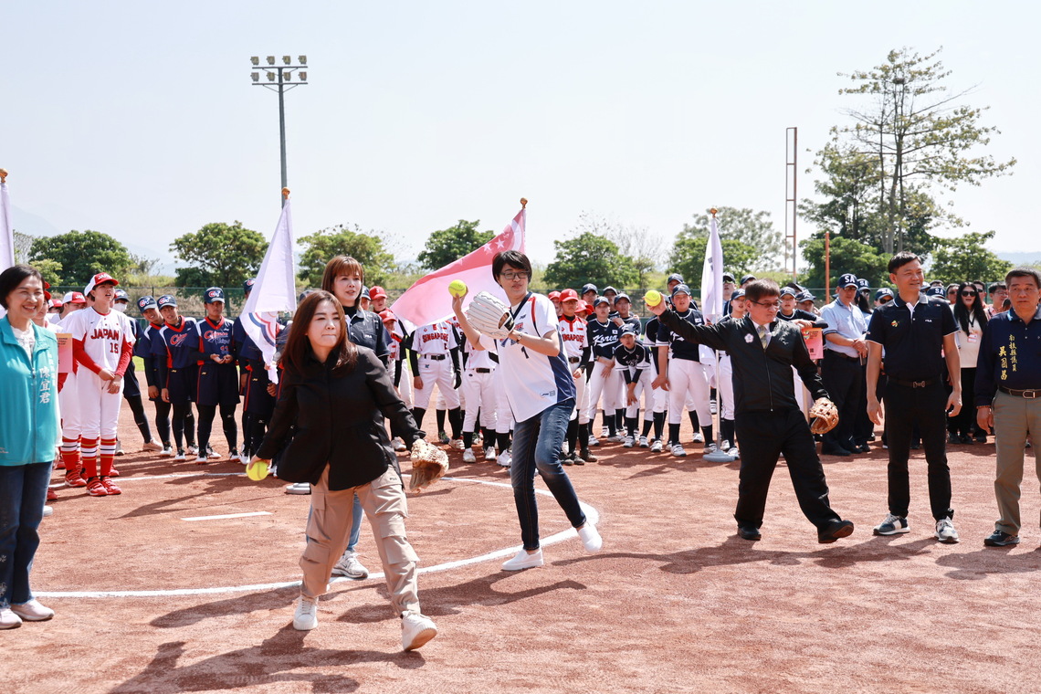 U15亞洲盃女壘賽埔里登場 許淑華縣長擔任開球嘉賓