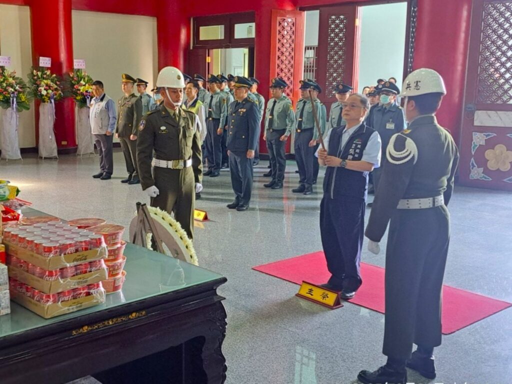 中市軍人忠靈祠春祭   吳世瑋主祭緬懷忠烈英靈