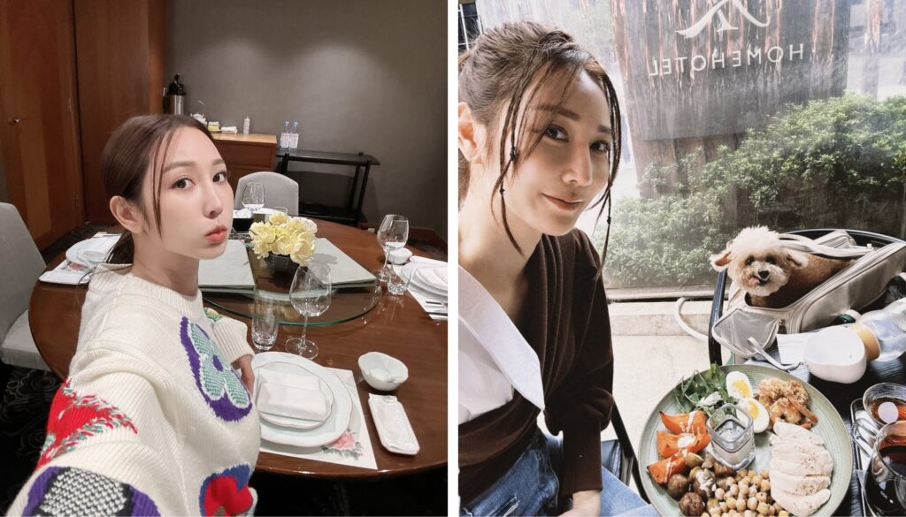 曾莞婷在飲食上堅持攝取原型食物。(圖/曾莞婷 IG)