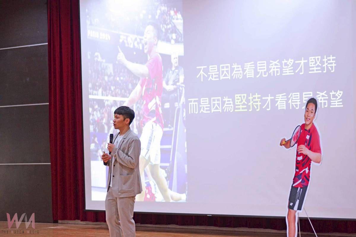 Never Give Up！奧運金牌李洋蒞臨中臺科大　公益演講激勵學子勇敢逐夢 - https://www.watchmedia01.com