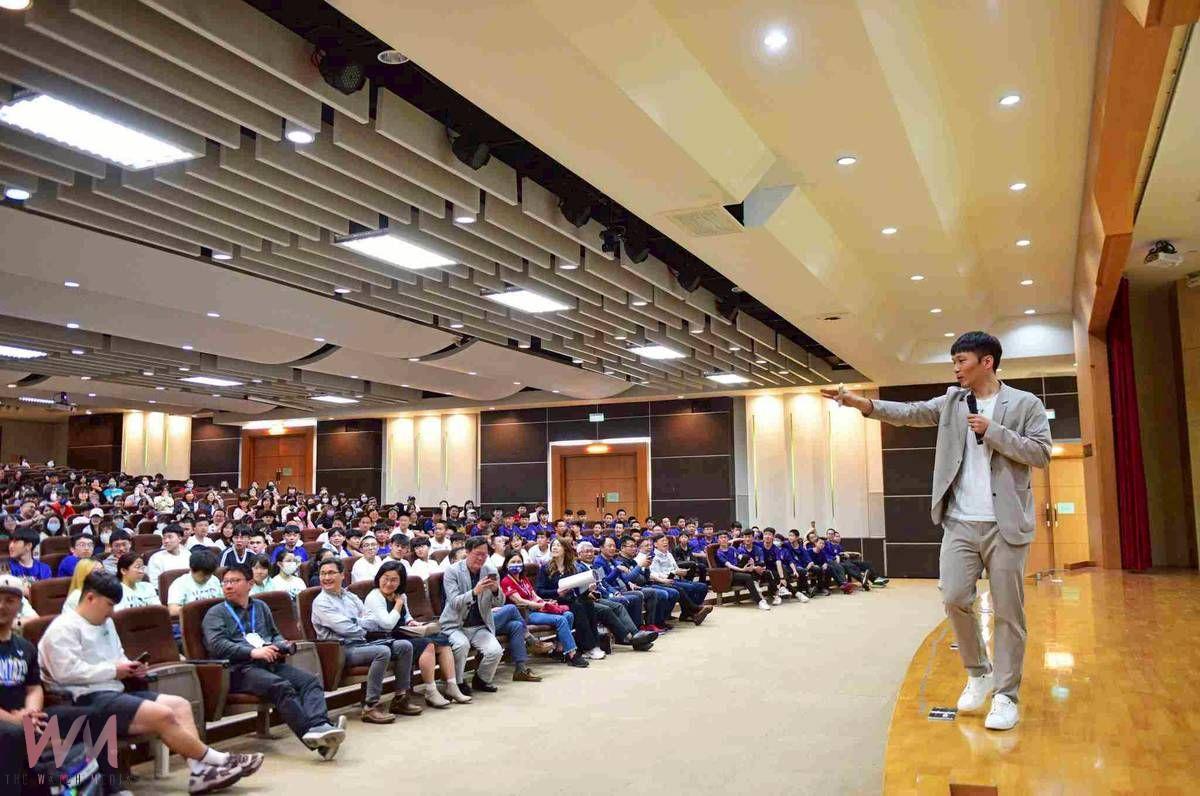 Never Give Up！奧運金牌李洋蒞臨中臺科大　公益演講激勵學子勇敢逐夢 - https://www.watchmedia01.com