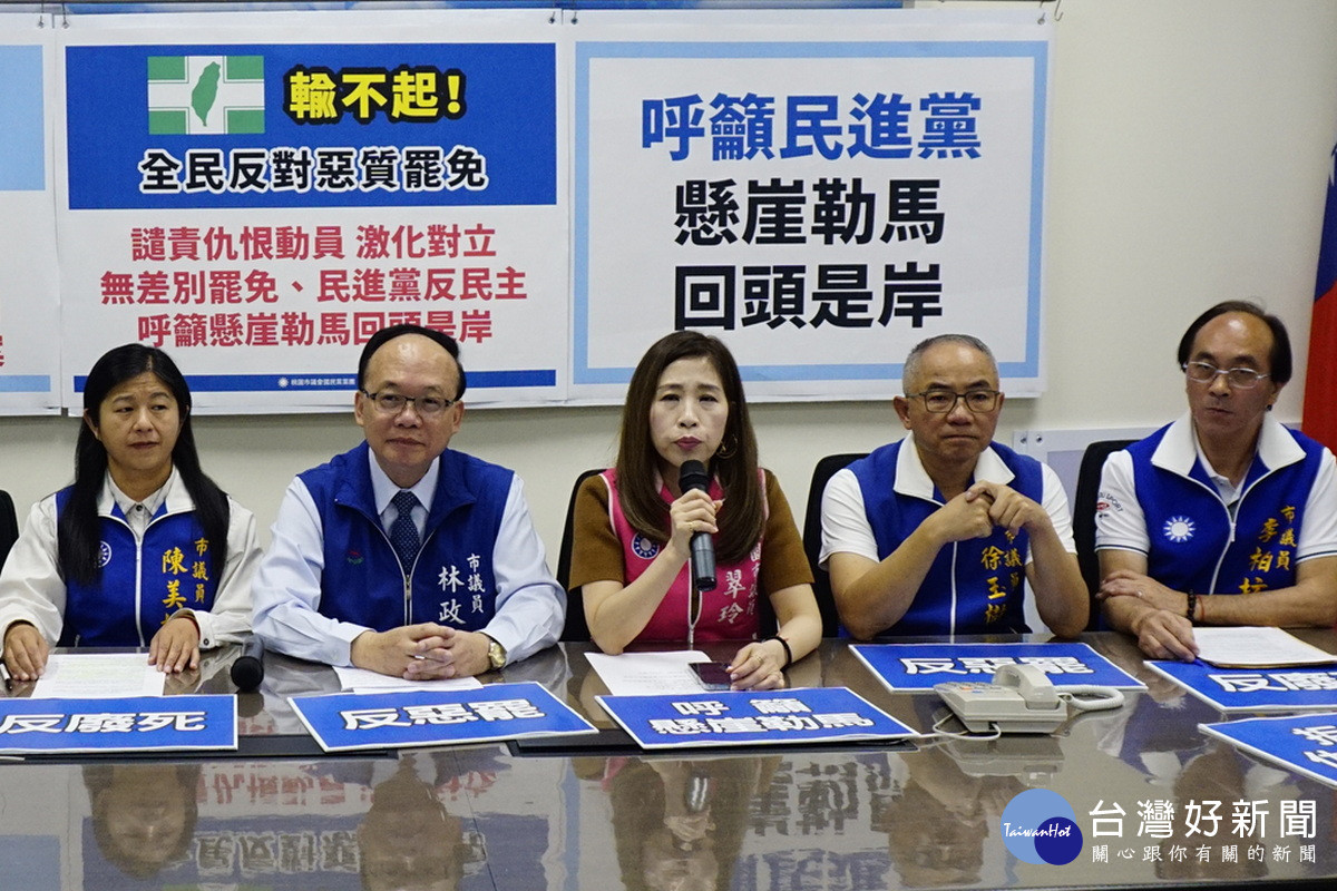 桃園市議員舒翠玲痛批民進黨選輸不肯認輸。
