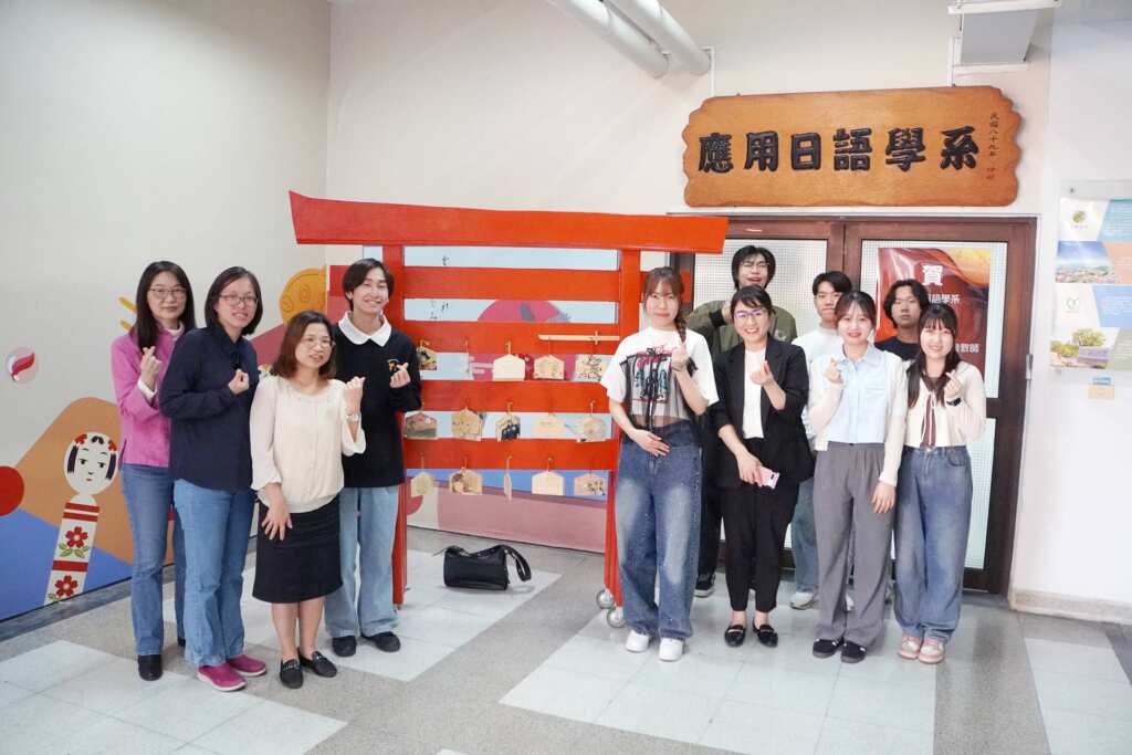 ▲大葉大學應日系熱情歡迎宮崎大學師生。（記者林明佑翻攝）