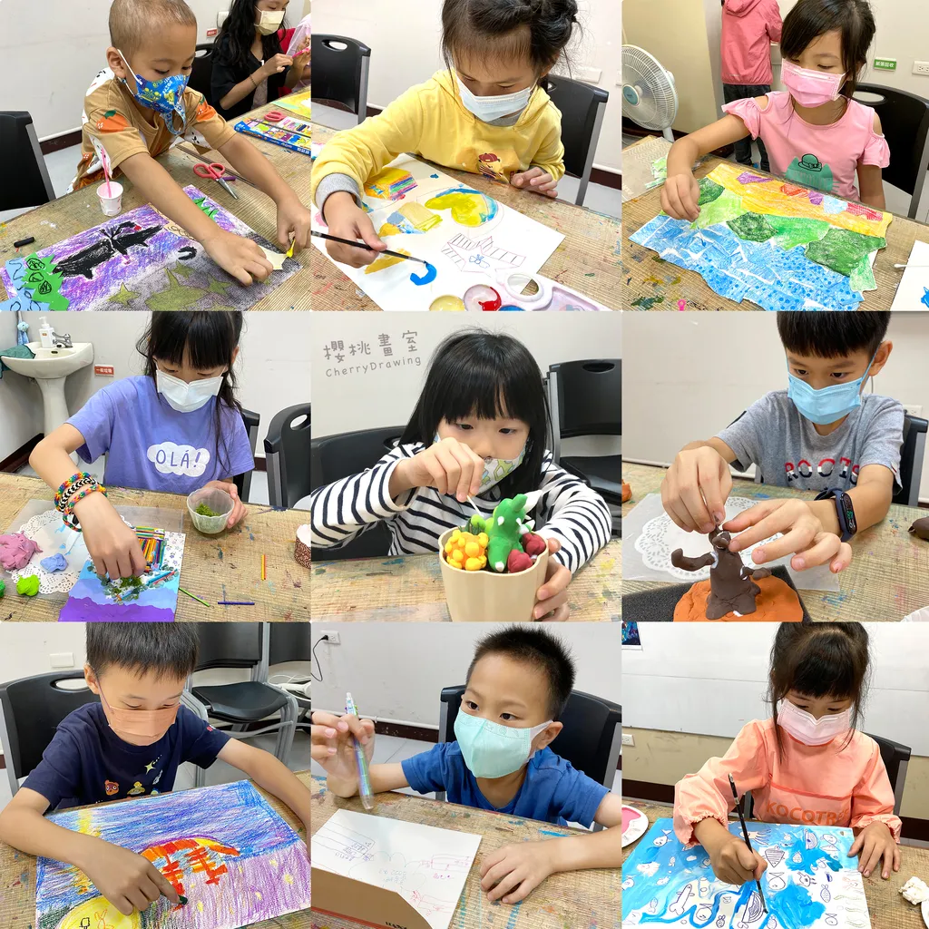 孩童的繪畫作品將在展覽中展出,展現童真與奇幻的創作