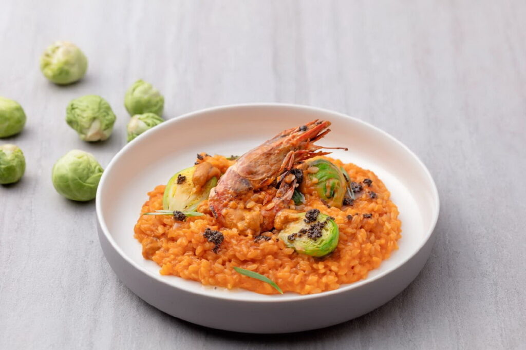BELLINI Pasta Pasta、MOLINO《黑松露鮮蝦海膽番茄燉飯》