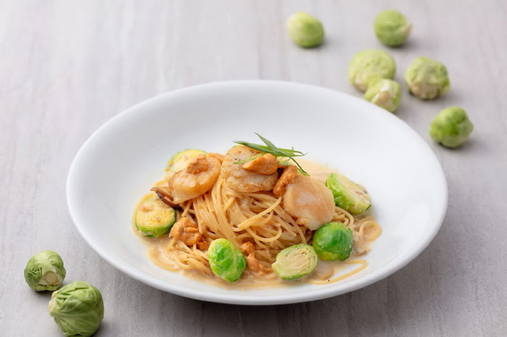 BELLINI Pasta Pasta、MOLINO《鮮干貝海膽奶油義大利麵》