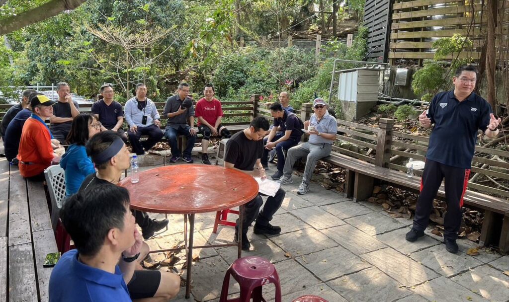 蔡期望率幹員登山訓練           大大提升保大綜合戰力
