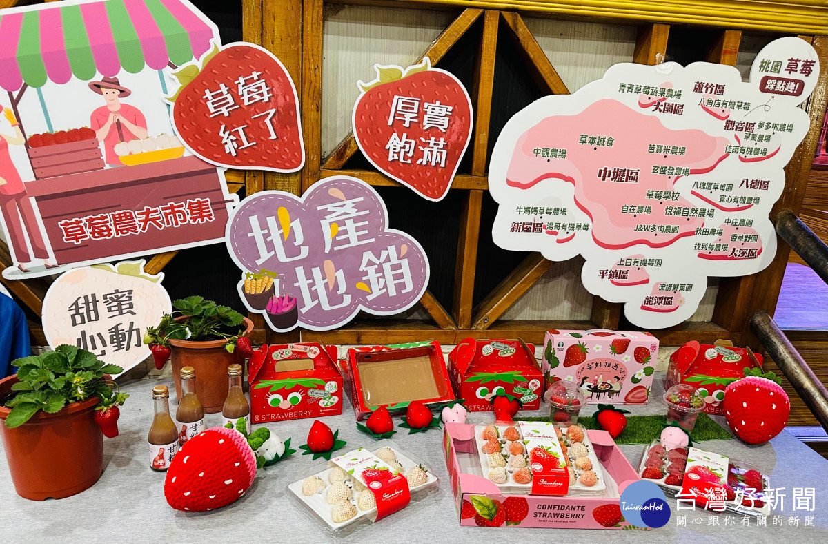農業局規劃打造「桃園好農-安心草莓」品牌。