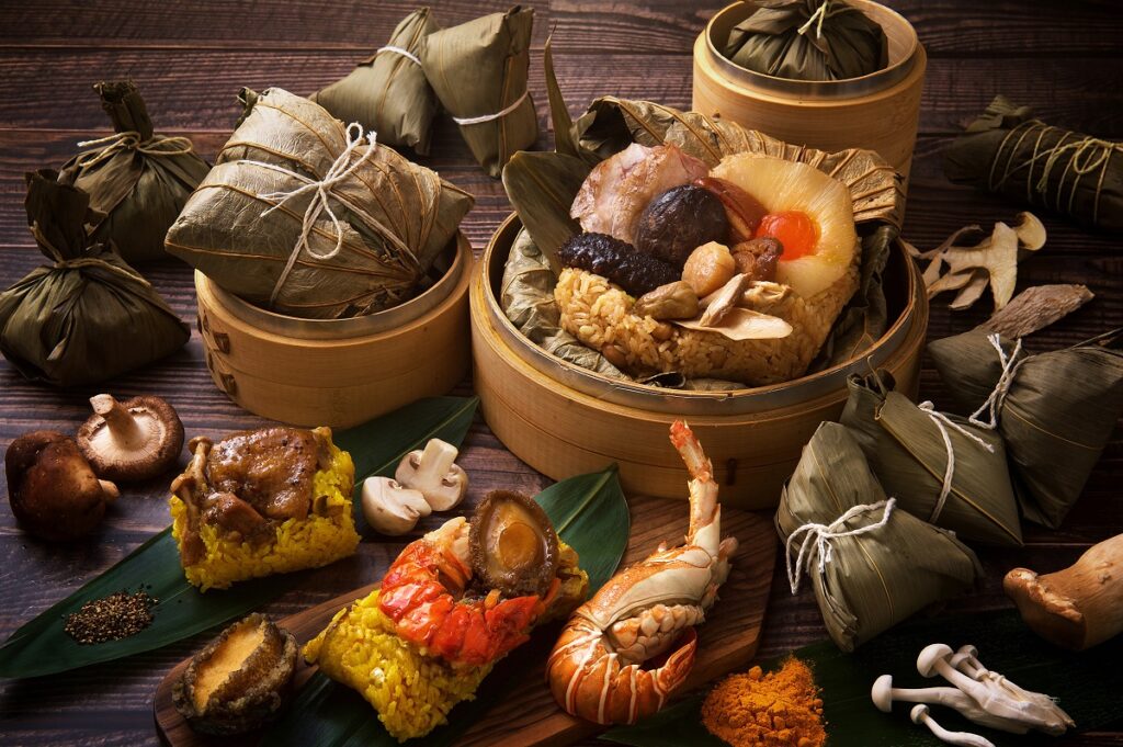 「神旺潮品集」迎接端午來臨推出一系列節慶商品，不論是經典的潮州粽、創意養生粽、頂級豪華裹蒸粽，因應不同族群需求可單顆購買或搭配組合。（圖／神旺潮品集提供）