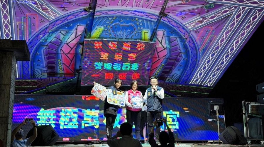 民雄警反詐騙宣導在地化 趣味問答超吸睛 立委也加入活動行列