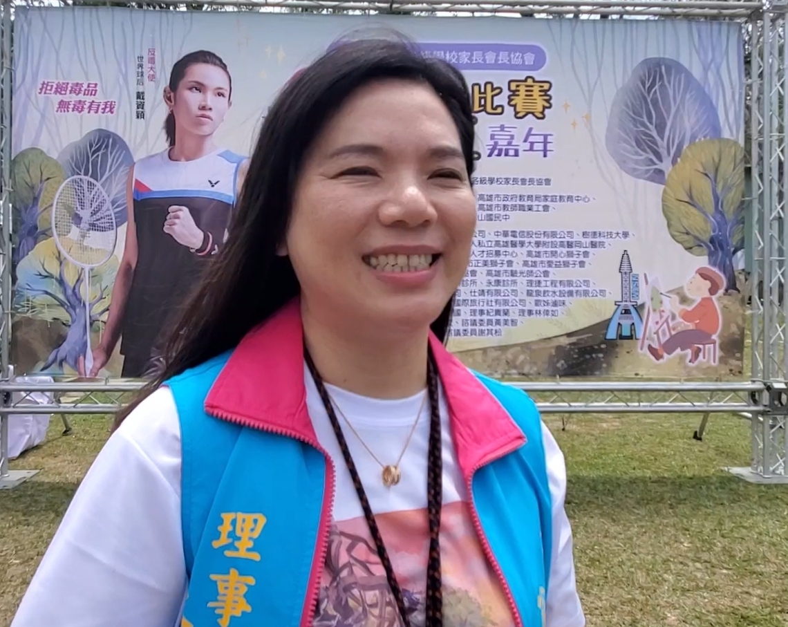 家長會長協會理事長蔡淑娟感謝幹部的籌辦與各界的支持。