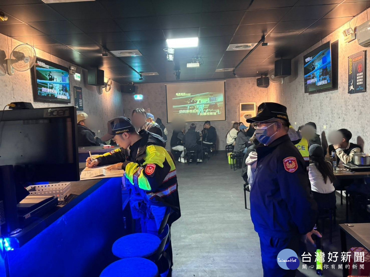 警方雷霆除暴臨檢大掃蕩。