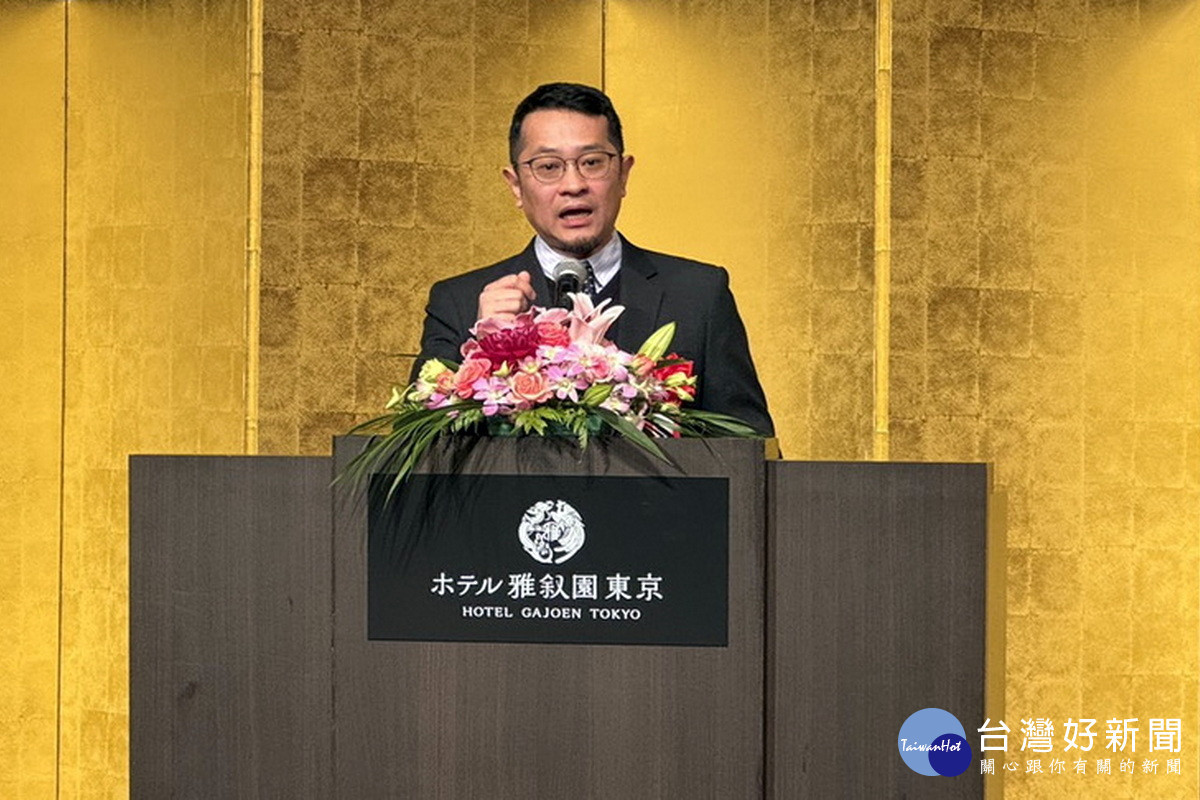 桃市府客家局長范姜泰基致詞。