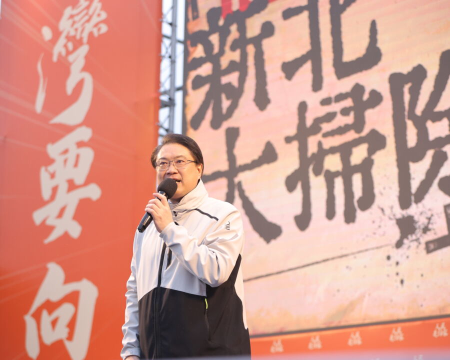 圖／林右昌強調，罷免從來都不是藍或綠的事，全國非常多國民黨支持者，就是因看不下去舔共國民黨高官的噁心面孔而支持罷免。（民進黨提供）