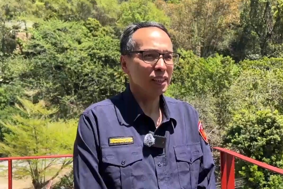 南投縣信義警分局結合梅子節舉辦小小警察體驗營化身賣萌小神探強化防詐宣導