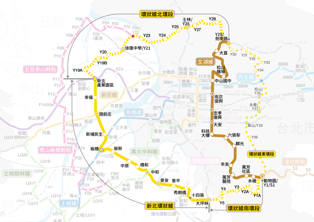 《圖說》南北環完工三環六線第一環成形。〈捷運局提供〉