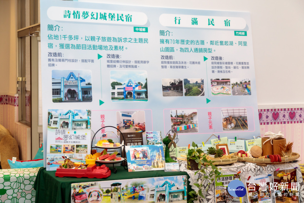 嘉義縣政府在詩情夢幻城堡民宿舉辦「親子友善空間輔導計畫」成果發表會/嘉義縣府提供
