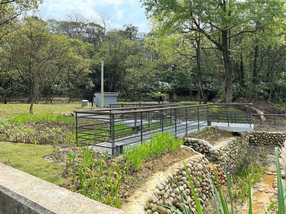 《圖說》為重現螢火蟲棲地,利用既有低窪池體,提供生長空間。〈觀旅局提供〉