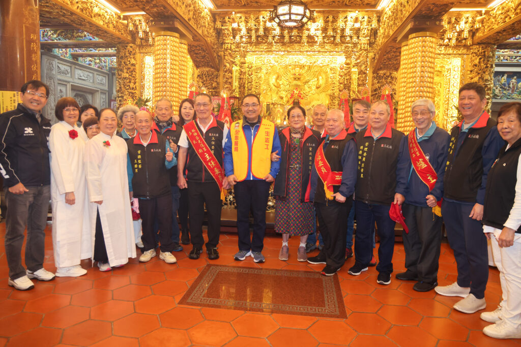 玄天上帝聖誕千秋參拜 侯友宜祈福市政順利 市民安康