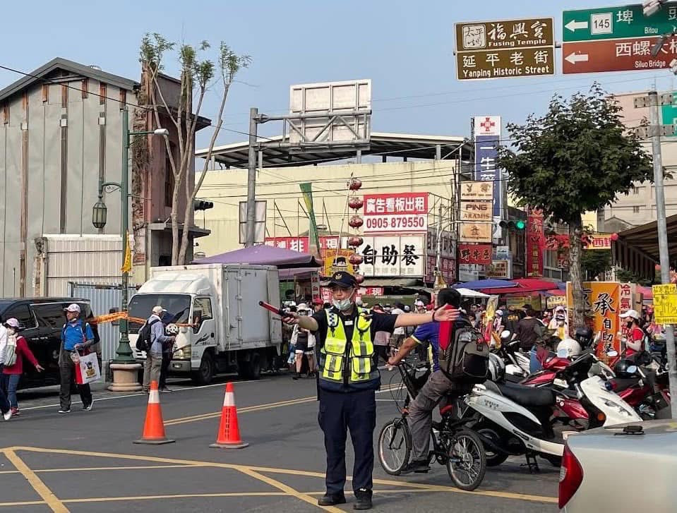 大甲媽遶境期間西螺警分局將進行交通管制／警方提供