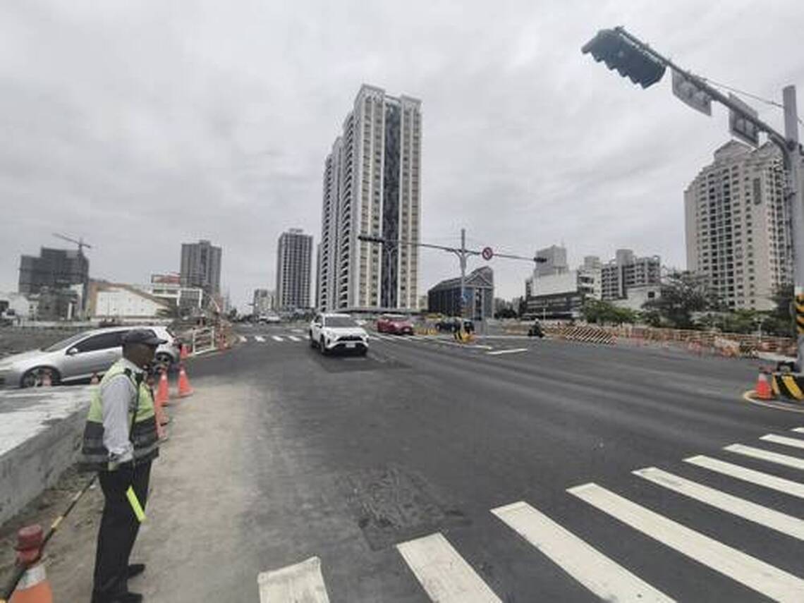 台南臨安橋便橋拆除管遷北上車道須改道
