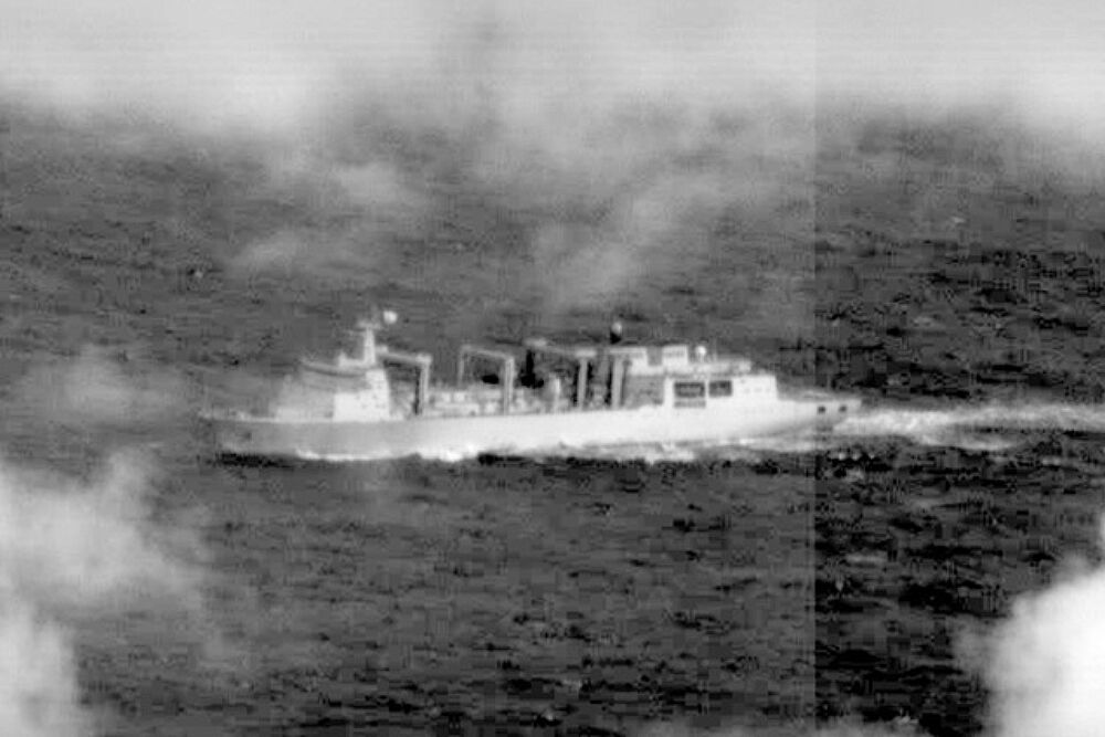 即時掌握中共山東號航艦動態 國防部:妥善謹慎應對灰色地帶襲擾 219 照片來源:國防部影片截圖