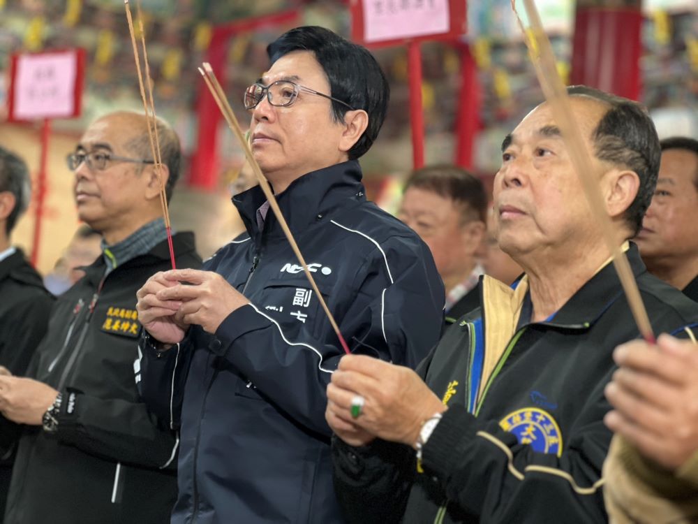 《圖說》新北市副市長劉和然今日前往土城區義塚大墓公舉行清明祭祀典禮。〈民政局提供〉