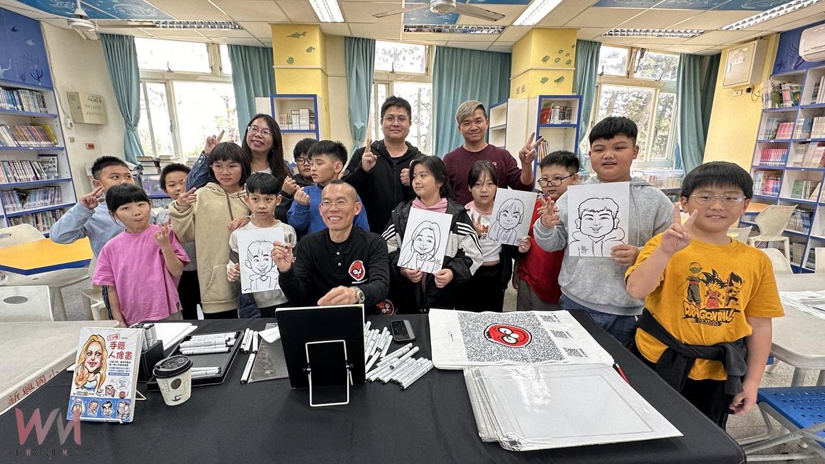 藝術走進校園!台西新興國小邀請藝術家現場作畫——「技」憶童顏 - https://www.watchmedia01.com