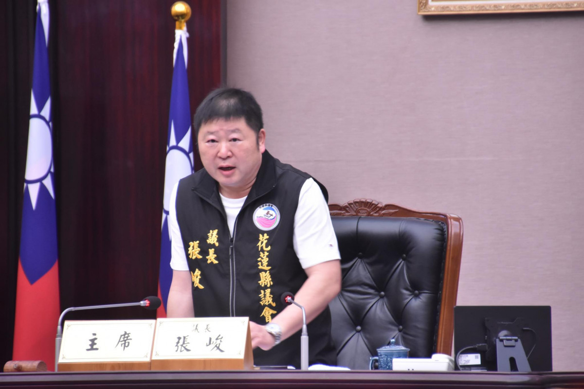 花蓮縣議會議長張峻。（圖／資料照片，圖源：翻攝自張峻Facebook）