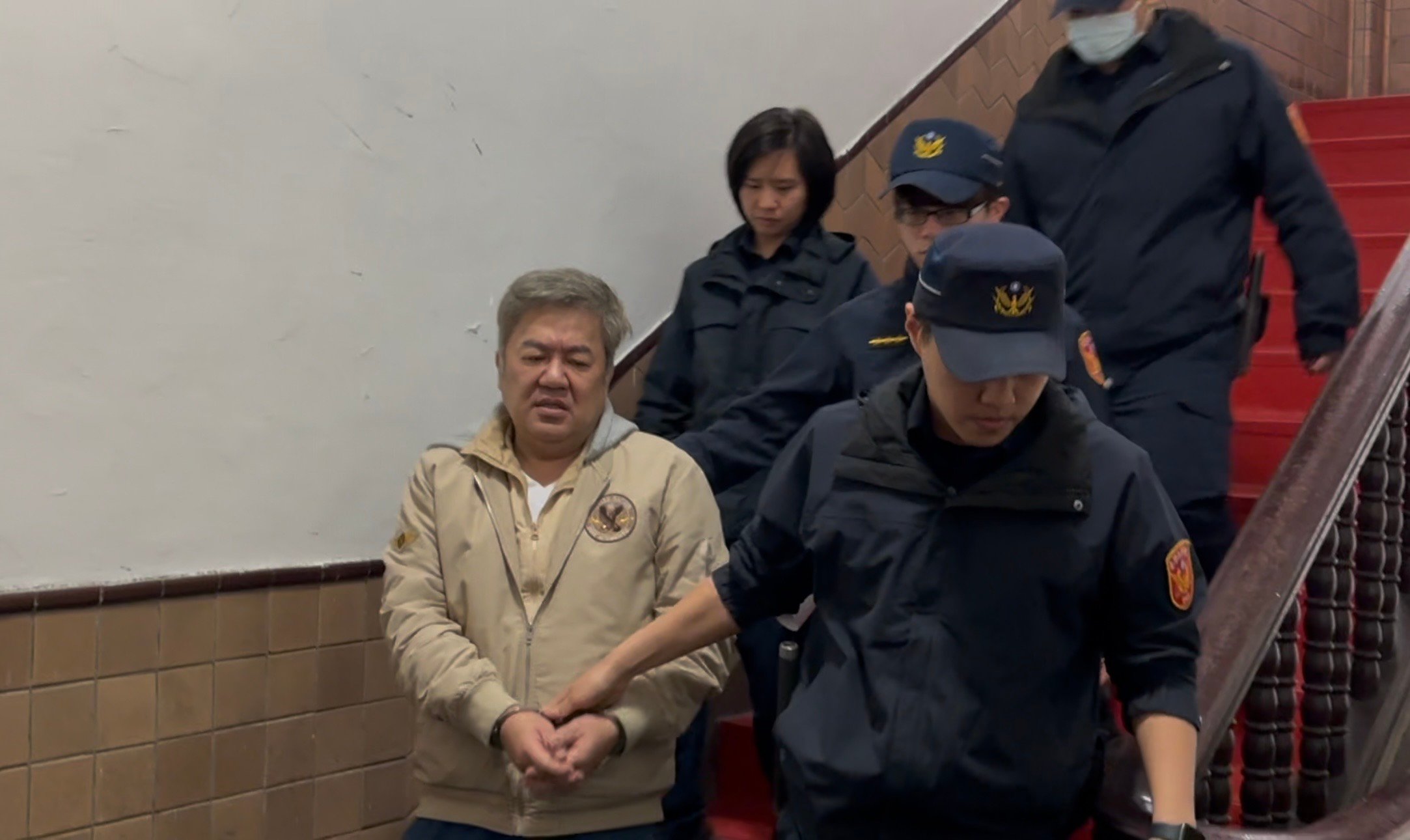 高院裁改張綱維羈押防逃。吳政峰攝