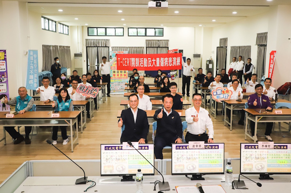 T-CERT訓練提升應變效能 嘉義縣消防局模擬大規模傷病患演練