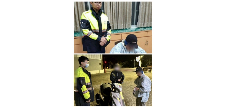 寒風夜雨中尋人　斗南警助失智婦返家