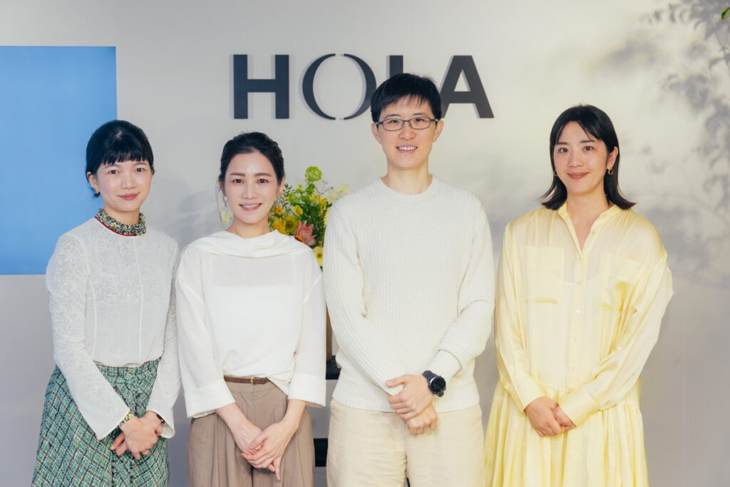 HOLA 攜新銳插畫家朱緹與花藝師嶺貴子展演2025春夏新品。