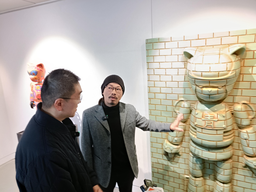 《方道文山流》特展藝術屏風成亮點 市長謝國樑:意境悠遠、詩意盎然 218 cnews207250402a11
