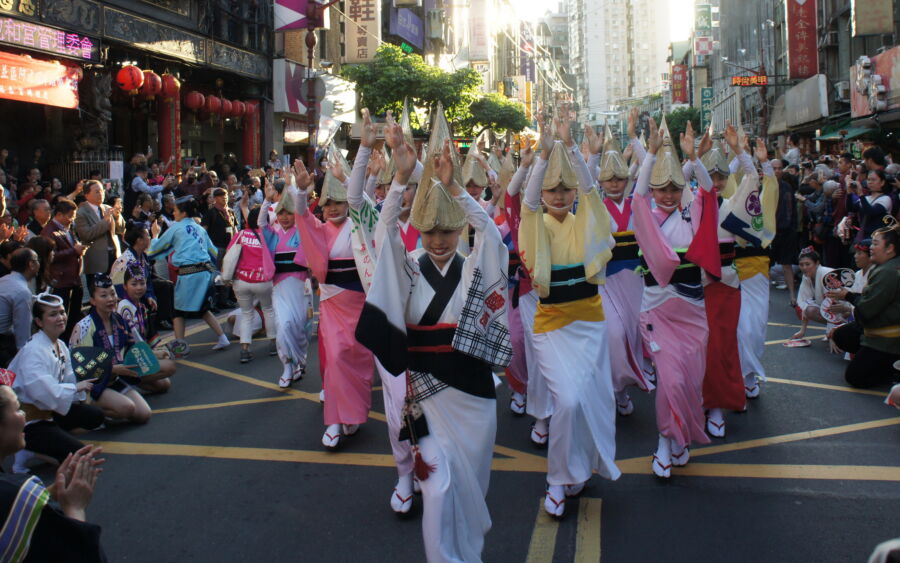圖/日本東京高圓寺阿波舞19日將再次來板橋演出。(板橋區公所提供)