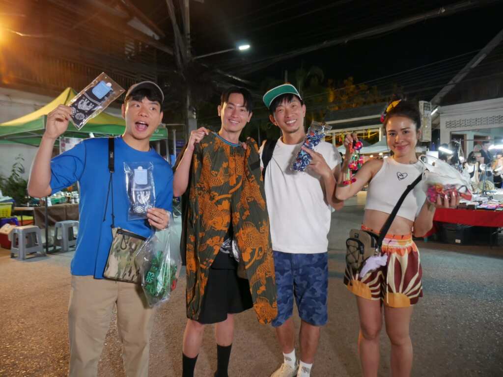▲炸竹蟲爆漿、炸田鱉土味衝腦 MAX、阿傑挑戰泰國黑暗料理崩潰大叫（三立提供）