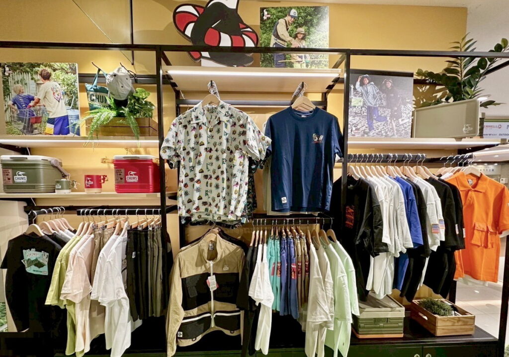 CHUMS於新竹SOGO 4樓推出《CHUMS期間限定快閃店》。