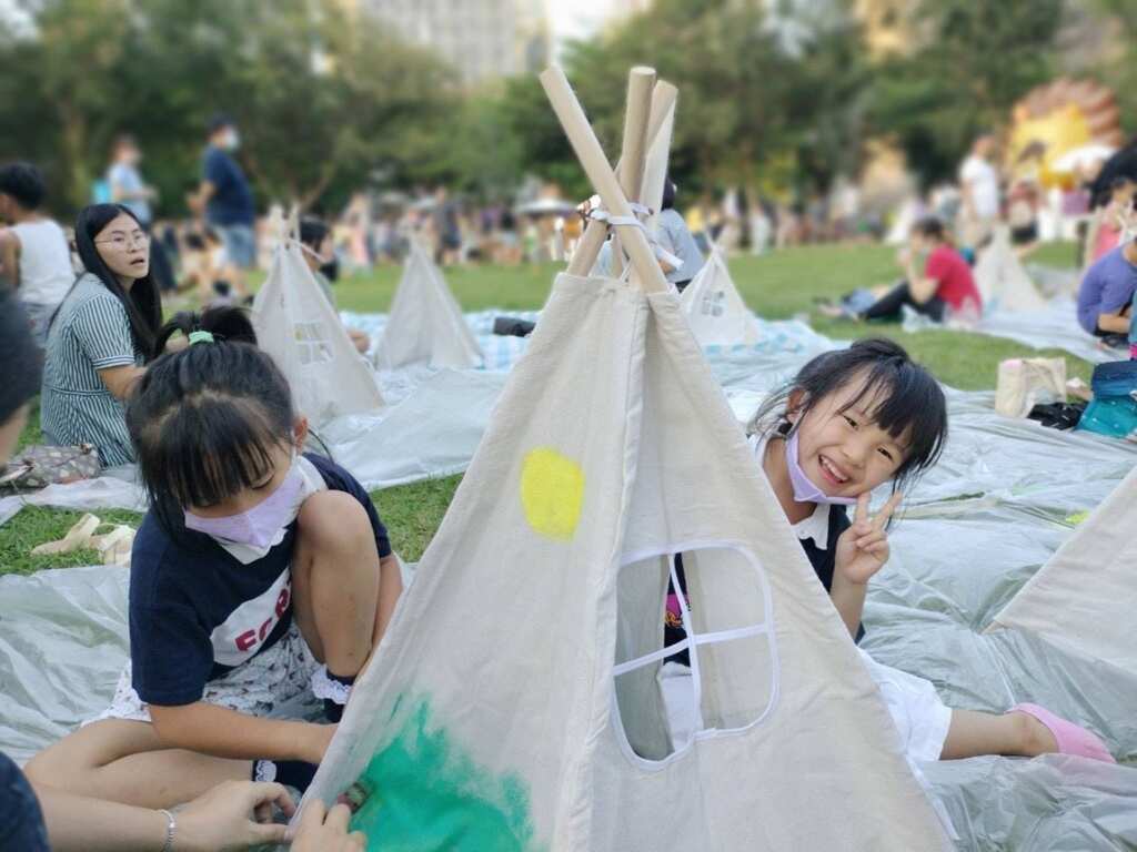 ▲親子彩繪趣。（新竹縣文化局提供）