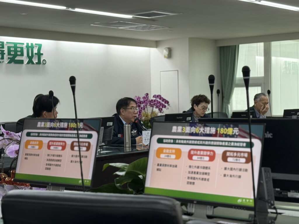 因應美國川普政府最新關稅政策影響，臺南市長黃偉哲今召集副市長、秘書長與經發局、農業局等相關局處，組成「針對美國政府關稅緊急應變小組」