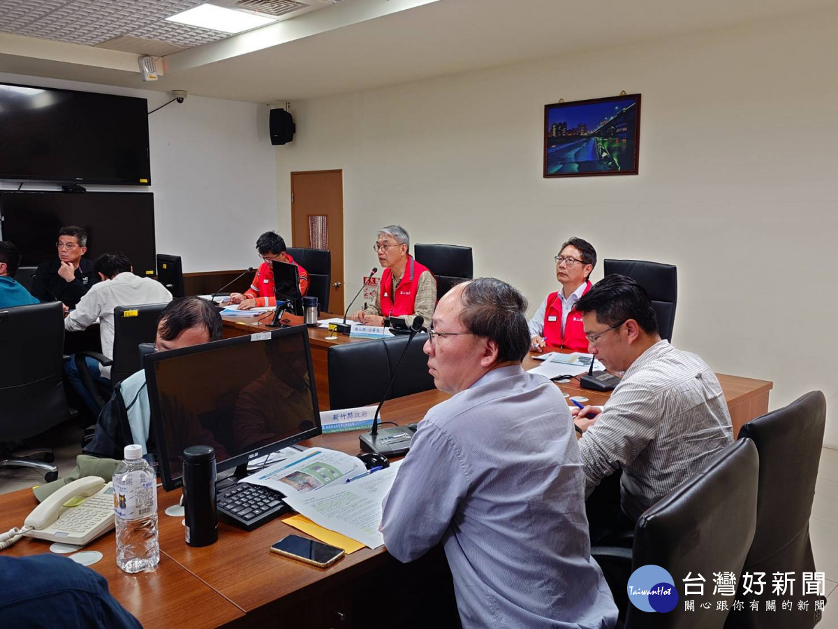 水利署第二河川分署召開「跨機關防汛整備會議」。