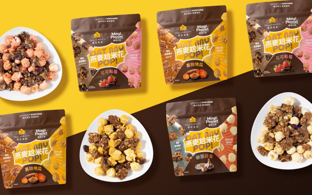 星球工坊X蕎拉燕麥-新品燕麥尬米花系列