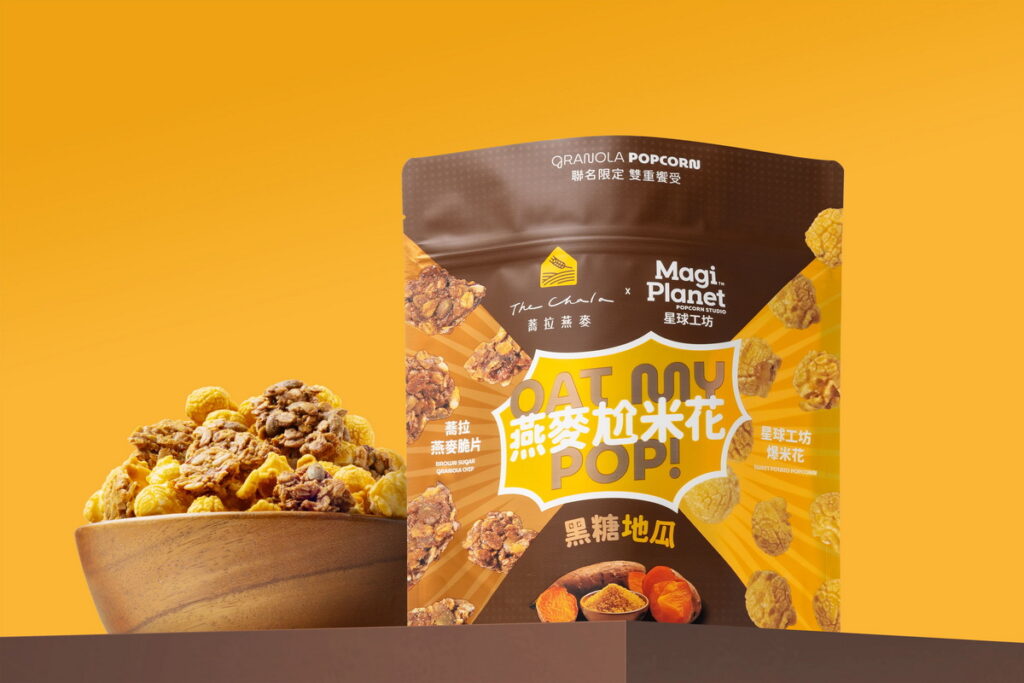 星球工坊X蕎拉燕麥_黑糖燕麥尬地瓜米花