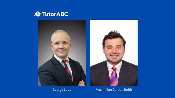 TutorABC,全球領先的線上教育、企業培訓與直播電商集團,今日宣布任命George Loup及Maximilian Corbet Smith兩位資深人才為業務發展總監,帶領公司加速全球戰略布局,進一步擴大其國際市場影響力 TutorABC,全球領先的線上教育、企業培訓與直播電商集團,今日宣布任命George Loup及Maximilian Corbet Smith兩位資深人才為業務發展總監,帶領公司加速全球戰略布局,進一步擴大其國際市場影響力