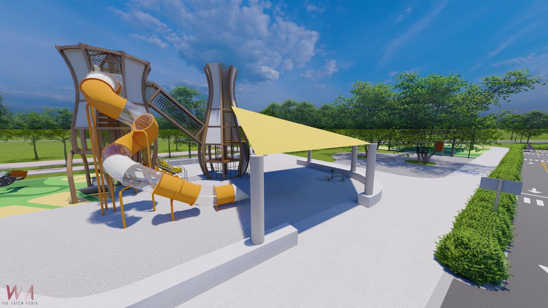 台中首座種籽公園誕生　后里環保公園「孩籽世界」共融式兒童遊戲場開工 - https://www.watchmedia01.com