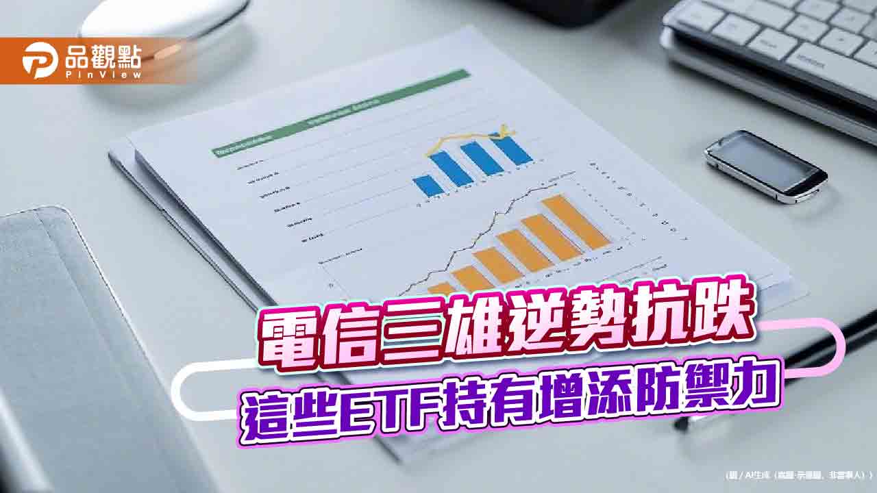 電信三雄逆勢演出!高持股ETF一表掌握 經理人這樣說