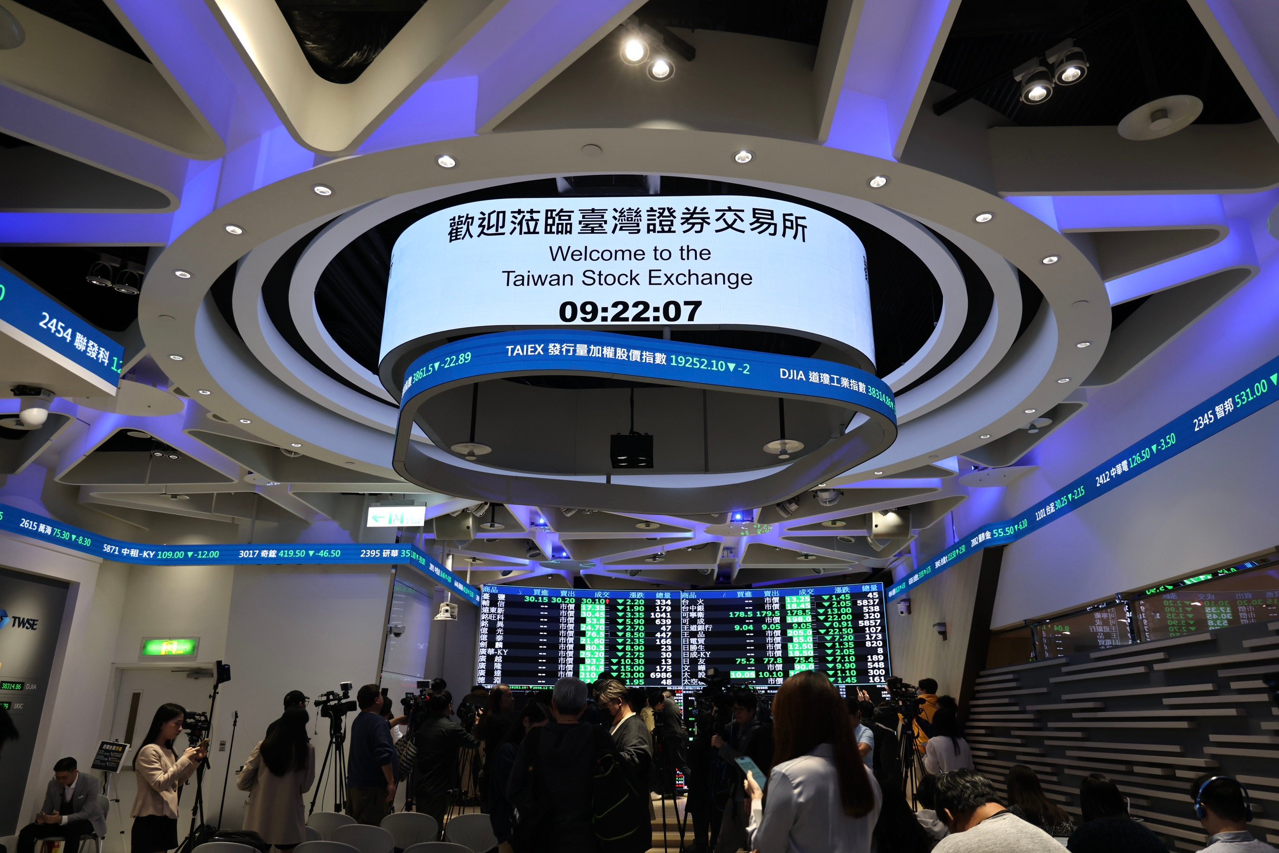 國安基金進場護盤,是否能保持7連勝紀錄,股民十分關心。林啟弘攝
