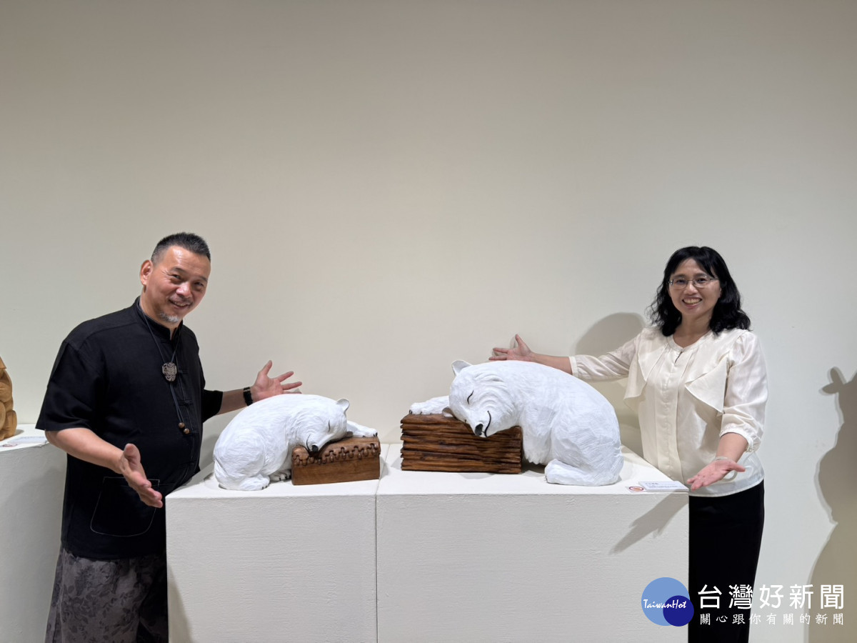 傳承工藝薪火結合當代創新，柯錦中60歲藝術盛展自即日起至5月4日在縣立美術館震撼登場。圖／記者鄧富珍攝