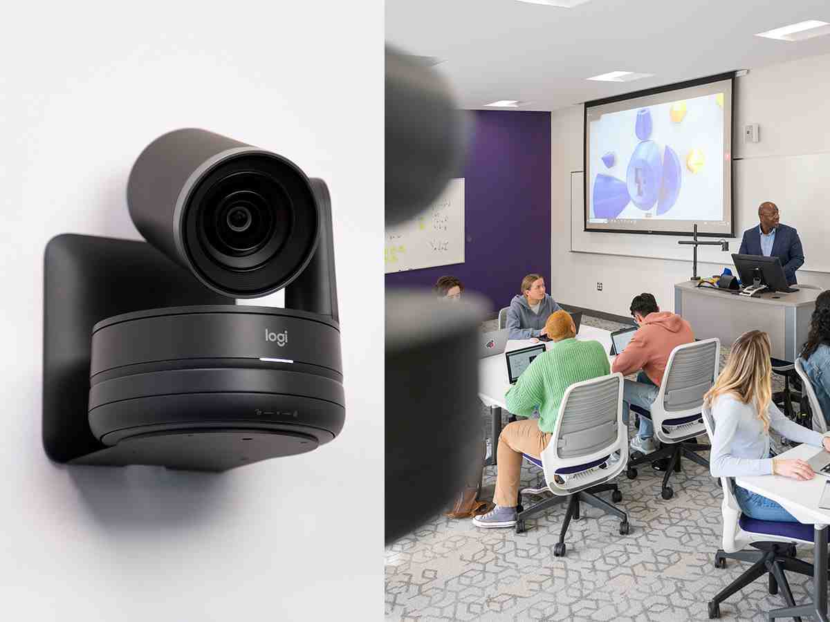 Logitech Rally Camera Streamline Kit 支援鏡頭切換與遠端管理,操作直覺、部署彈性,適用大型會議與混合學習場域。